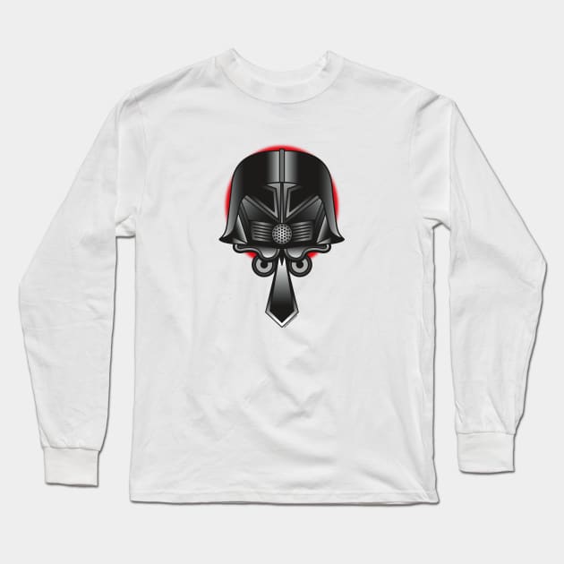 Helmet Long Sleeve T-Shirt by The PirateGhost